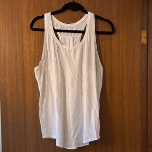 lululemon athletica White Racerback Tank Top